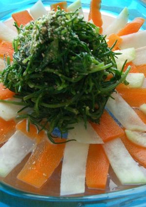 おかひじきのオイマヨ和え-レシピのメイン写真