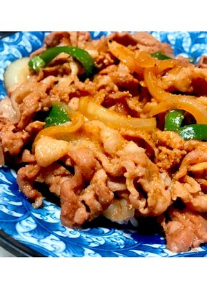 ヨシダ麹グルメタレでぴり辛豚丼♡-レシピのメイン写真