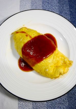 お弁当！ハンバーグオムレツ-レシピのメイン写真