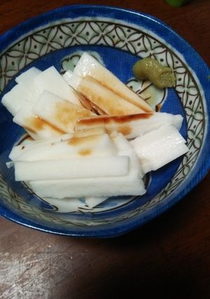 山芋 わさび醤油-レシピのメイン写真