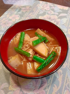 食べる味噌汁・5~里芋 えのき 油揚げ…-レシピのメイン写真