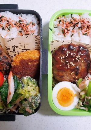 ☆高校生娘と私のお弁当☆142-レシピのメイン写真