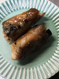 お弁当に一品 ナスの豚肉巻き-レシピのメイン写真