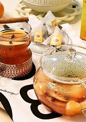 ホットフルーツティー-レシピのメイン写真