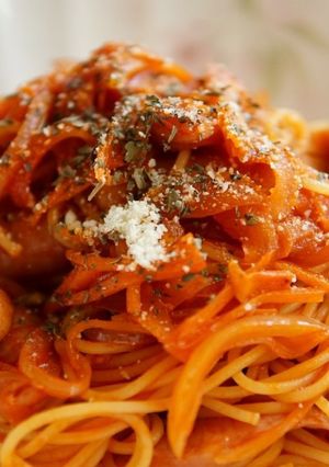 濃いめのナポリタン-レシピのメイン写真