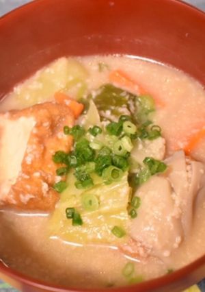 残り野菜のビーガン酒粕汁-レシピのメイン写真