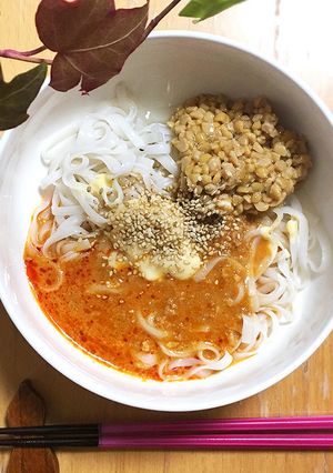 糖質制限に♪MCTマヨネーズで濃厚坦々麺-レシピのメイン写真