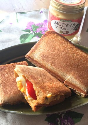 低糖質パンがしっとり美味♪ホットサンド-レシピのメイン写真