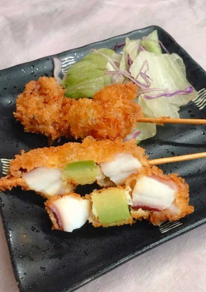 たことアボカドの串揚げ-レシピのメイン写真