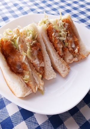 耳までもちもちホットサンド(余ったパン)-レシピのメイン写真