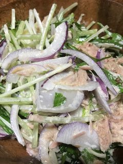 水菜サラダ-レシピのメイン写真