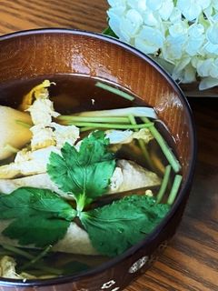 母直伝!つみれ又は黒半ペンと舞茸のお吸物-レシピのメイン写真