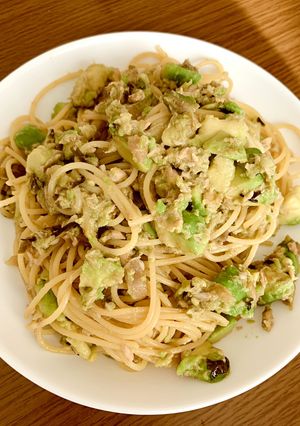 とっても簡単☆和風アボカドツナパスタ-レシピのメイン写真