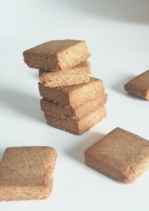 ココナッツオイルで米粉ときなこのクッキー-レシピのメイン写真