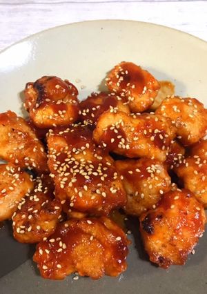 揚げずに本格的、胸肉のヤンニョムチキン-レシピのメイン写真