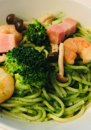 ほうれん草ソースのパスタ♡-レシピのメイン写真