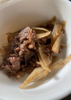 牛肉のしぐれ煮(醤油不使用)-レシピのメイン写真