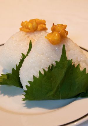 ナミビア産えびと釜石うにマヨのおむすび-レシピのメイン写真