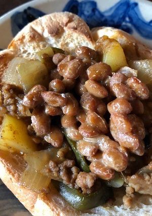 シンプルに！納豆カレートースト-レシピのメイン写真