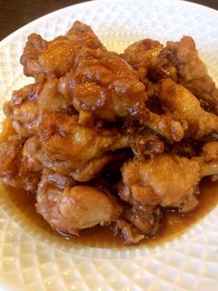 鶏手羽元の甘辛煮♪お酢で柔らか♪-レシピのメイン写真