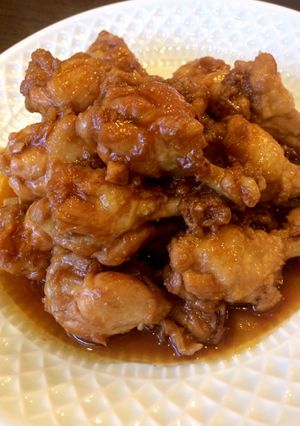 鶏手羽元の甘辛煮♪お酢で柔らか♪-レシピのメイン写真