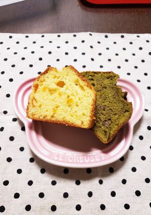 HMパウンドケーキ(金柑味、抹茶小豆味)-レシピのメイン写真