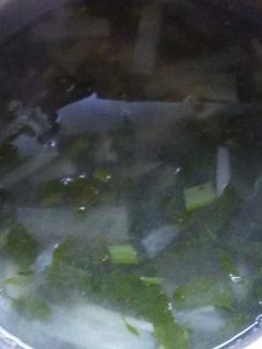大根と大根菜の味噌汁-レシピのメイン写真