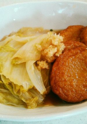 白菜とさつま揚げの煮物-レシピのメイン写真