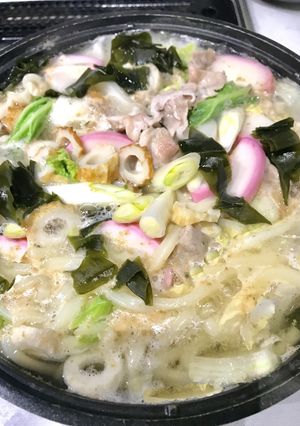 うどんすき-レシピのメイン写真