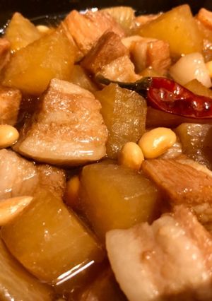 豚ばら大根と大豆の煮込み-レシピのメイン写真