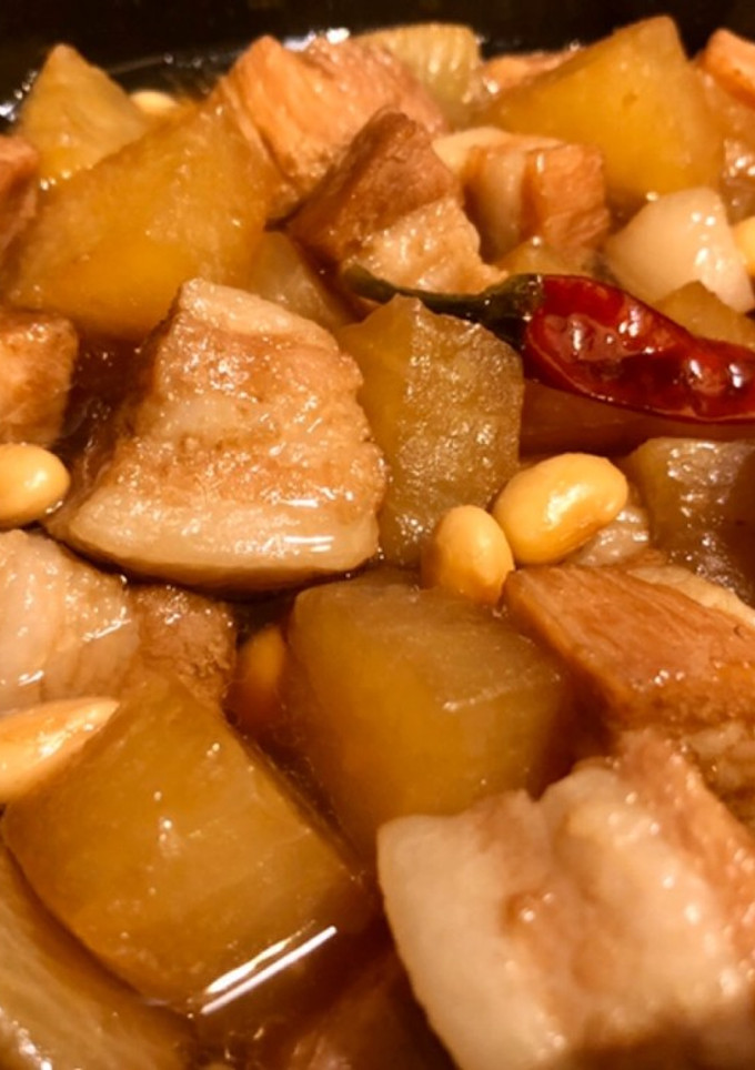 豚ばら大根と大豆の煮込み-レシピのメイン写真