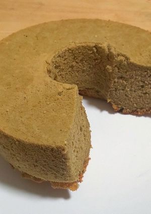 抹茶のふわふわ シフォンケーキ-レシピのメイン写真