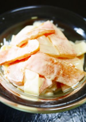 味付けはマヨネーズだけ！柿と大根のサラダ-レシピのメイン写真