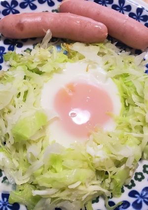 キャベツの巣ごもり-レシピのメイン写真