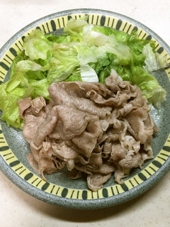 レタスたっぷり、牛しゃぶサラダ-レシピのメイン写真