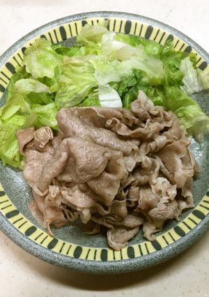レタスたっぷり、牛しゃぶサラダ-レシピのメイン写真
