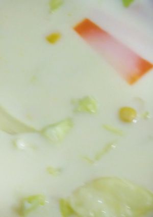 冬の朝に、野菜たっぷり豆乳スープ-レシピのメイン写真