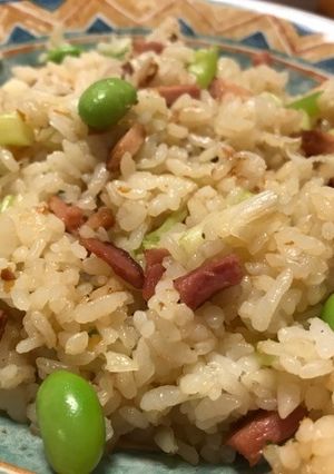 焼豚と枝豆のチャーハン-レシピのメイン写真