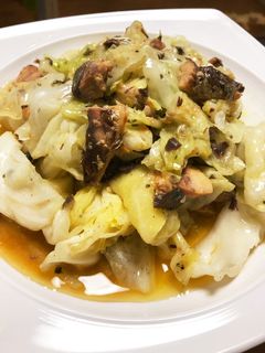 鯖缶とキャベツのアヒージョ風-レシピのメイン写真