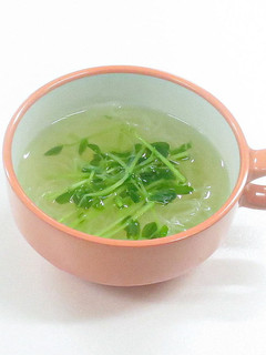 豆苗と春雨のスープ-レシピのメイン写真