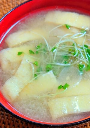 らっきょうの味噌汁-レシピのメイン写真