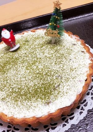 クリスマス♪抹茶チョコのレアチーズケーキ-レシピのメイン写真