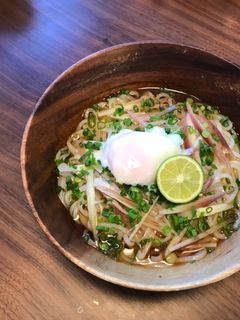 すだちと薬味のおうどん-レシピのメイン写真