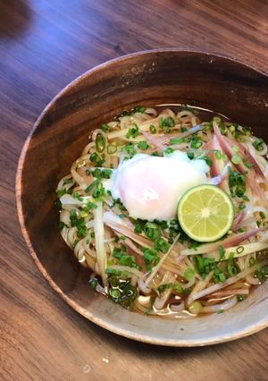 すだちと薬味のおうどん-レシピのメイン写真