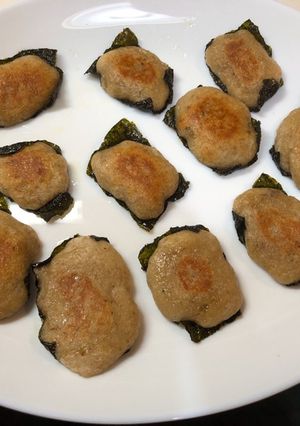 簡単自然薯(山芋)の磯辺揚げ(磯辺チン)-レシピのメイン写真