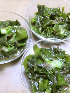 わかめときゅうりの酢の物にとろろ昆布追加-レシピのメイン写真