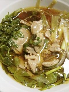 ねぎまにセリを追加したさっと煮-レシピのメイン写真