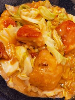 鶏むね肉とキャベツのオイマヨ炒め-レシピのメイン写真