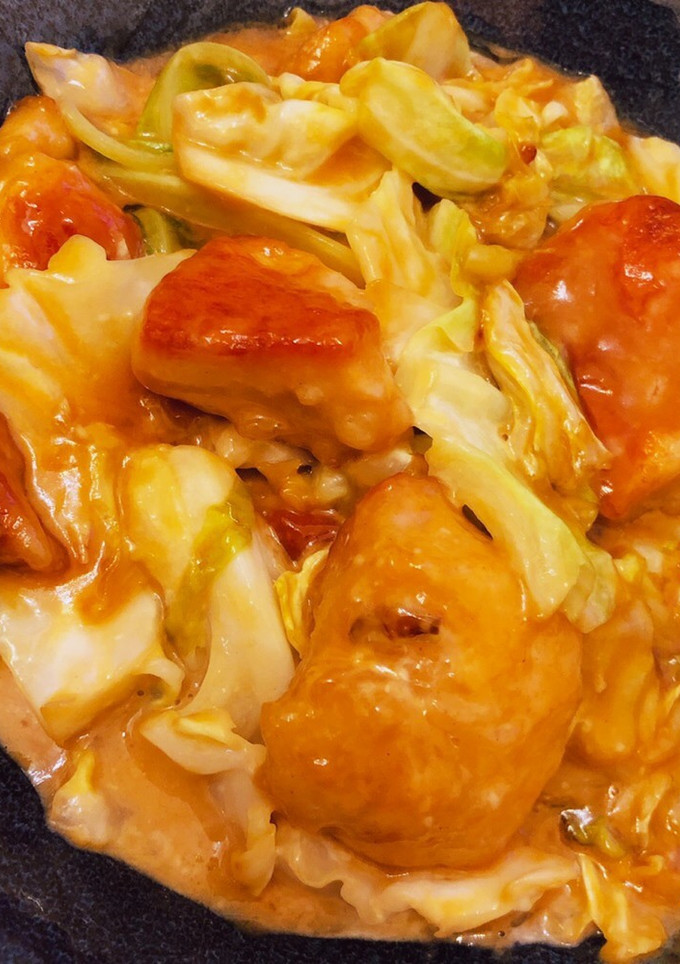 鶏むね肉とキャベツのオイマヨ炒め-レシピのメイン写真