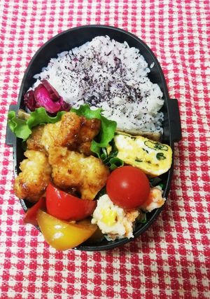 高校男子弁当♡胸肉の甘辛焼き11/15-レシピのメイン写真